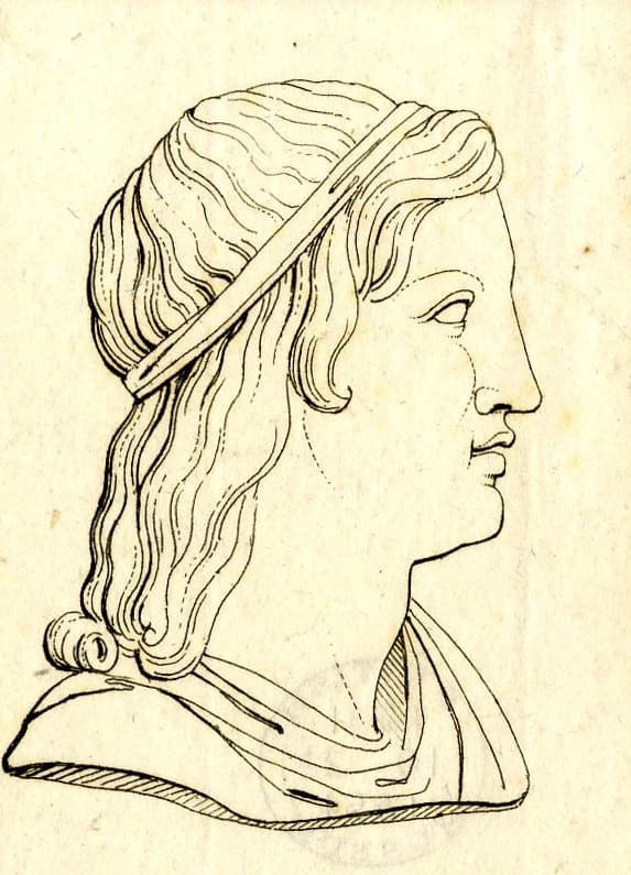 Portrait of Caio Suetônio Tranquilo